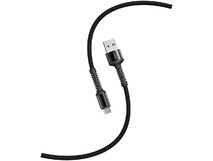 SMARTBUY (iK12S26b) S26 MicroUSB черный.,3 А,QC,нейл.,1м