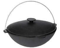 ГАРДАРИКА 16083 Туризм чугунный походный татарский 8,0л и крышкой д.36см