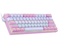 REDRAGON (70672) Fizz Радужн,61 клав,тих,белорозов.