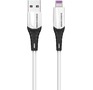 MORE CHOICE (4620202550026) K35i USB 2.4A для Lightning 8pin силикон  1м White