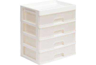 VIOLET для мелочей 4 ящика (белый/перламутр) 340406