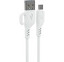 MORE CHOICE (4620202554321) K81m USB 2.4A для micro USB  1 м , белый