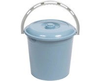 VIOLET 10л с крышкой (серосиний) 21049