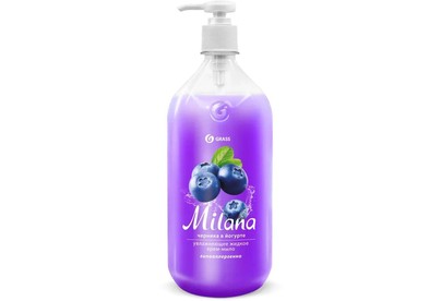 GRASS 126301 Milana черника в йогурте с дозатором (флакон 1000мл)