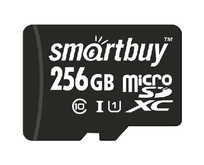 SMARTBUY (SB256GBSDCL1001) MicroSDXC 256GB Class10 UHS1 + адаптером