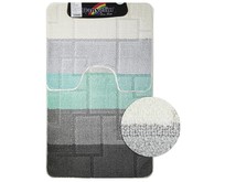 САНАКС 00249 Коврик в ванную SILVER 71 двойной АНТРАЦИТ 60х100+50х60см