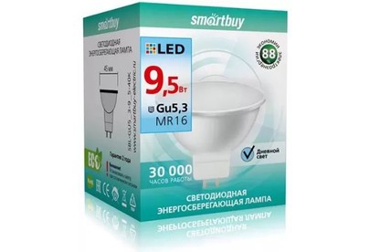 SMARTBUY (SBLGU5_39_540K) 9.5W/4000K/GU5.3