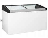 БИРЮСА CF41 (4) 410л (ларь, гнутое стекло, инвертор) серебристочерный