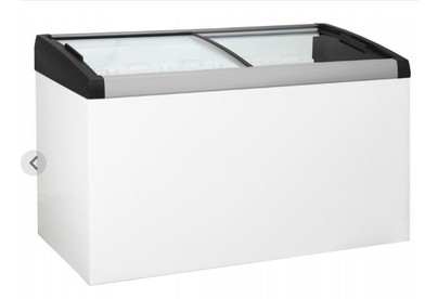 БИРЮСА CF41 (4) 410л (ларь, гнутое стекло, инвертор) серебристочерный