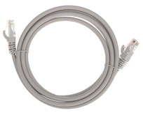 REXANT Патчкорд U/UTP, CAT 6, RJ45RJ45, 26AWG, LSZH, серый, 2м