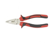 MATRIX Плоскогубцы NICKEL, 180 мм, никелированные, двухкомпонентные рукоятки 16904