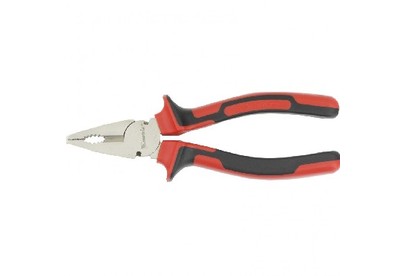 MATRIX Плоскогубцы NICKEL, 180 мм, никелированные, двухкомпонентные рукоятки 16904