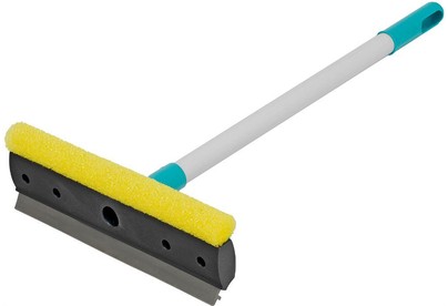 PALISAD HOME Щеткаокномойка с водосгоном, пластиковый черенок, 430х220 мм, Home Palisad 93590