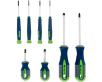 СИБРТЕХ Набор отверток универсальный, CrV, трехкомпонентные рукоятки, 8 предметов 13375