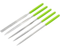 СИБРТЕХ Набор надфилей алмазных, 140 х 50 х 3 мм, 5 шт 158307