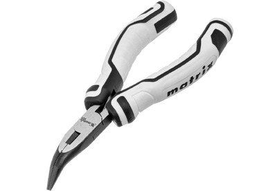 MATRIX Длинногубцы Mini, 125 мм, изогнутые, авторазжим, Pro 17831
