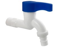 BRIMIX 589 Кран водоразборный 1/2н, металлокерамика из высокопрочного пластика АБСБЕЛЫЙ