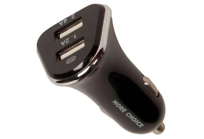 MORE CHOICE (4627151191393) AC22i 2USB 2.4A для 8pin Black