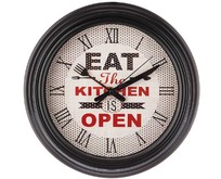 LEFARD 220377 CHEF KITCHEN ЧЕРНЫЙ d31см циферблат d22,5см