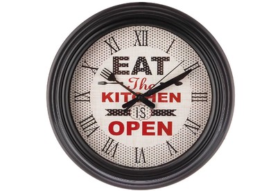 LEFARD 220377 CHEF KITCHEN ЧЕРНЫЙ d31см циферблат d22,5см