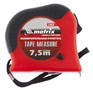 MATRIX Рулетка Double fixation,7,5 м х 25 мм,обрезиненный корпус,двойная плавная фиксация 31058