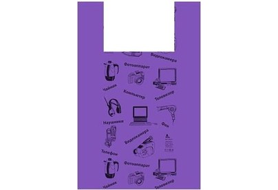 АРТПЛАСТ (МАЙ02746) майка 43+20х69см  Электроника  фиолетовый