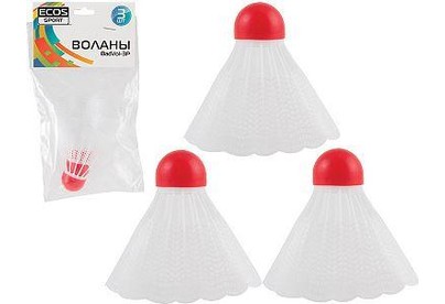 ECOS Воланы (набор из 3 шт) BadVol3P 323115