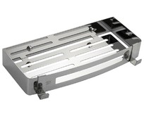 BRIMIX 5655 Полочка литая прямоугольная одинарная из нержавеющей стали