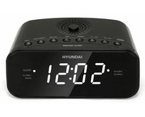 HYUNDAI HRCL221 черный LCD подсв:белая часы:цифровые FM