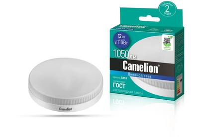 CAMELION (13615) LED12GX53/865/12Вт/6500К