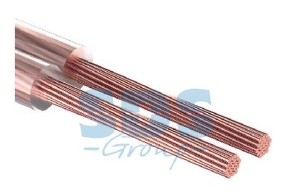 REXANT (016303) 2х0.50 мм,прозрачный SILICON, 100м