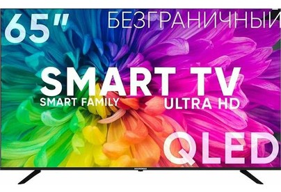 SOUNDMAX SMQLED65T2SU UHD SMART TV Android Безрамочный