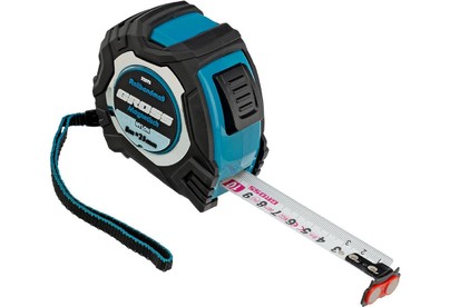 GROSS Рулетка Magnetisch 8 м х 25 мм,обрезиненный корпус,автоматическая фиксация,Нейлоновое покрытиеытие,зацеп с магнитом 32573