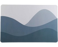 РЫЖИЙ КОТ Коврик для ванной с противоскользящей основой, прямоугольный, серый (110065)