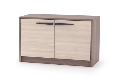 МЕБЕЛЬКОМПЛЕКС Оптима Тумба для обуви низкая Шимо темный/Шимо светлый