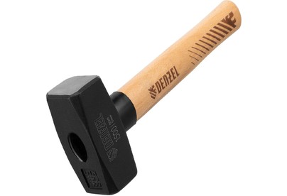 DENZEL Кувалда, 1500 г, кованая головка, буковая рукоятка 11019