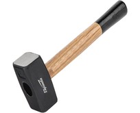 SPARTA Кувалда, 1500 г, кованая головка, деревянная двухцветная рукоятка 10907