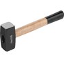 SPARTA Кувалда, 1000 г, кованая головка, деревянная двухцветная рукоятка 10905