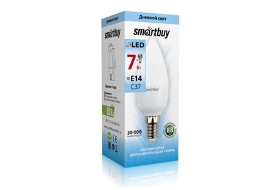 SMARTBUY (SBLC370760KE14) 7W/6000/E14