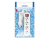 SMARTBUY (SBE16403ZS) 4 гнз х 3,0 м (16А/3.5кВт, ПВС 3х1.0)