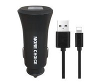 MORE CHOICE (4627151192109) AC23i 2USB 2.4A для 8pin Black