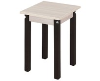 ЭЛЕГИЯ Табурет ПН ЛДСП (Венге (Лак),Ясень шимо светлый) (1 кор.)