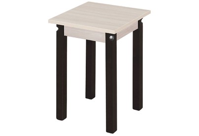 ЭЛЕГИЯ Табурет ПН ЛДСП (Венге (Лак),Ясень шимо светлый) (1 кор.)