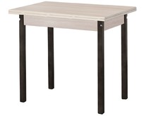 ЭЛЕГИЯ Стол обеденный раскладной ЛДСП ПН (Венге (Лак),Ясень шимо светлый) (1 кор.)