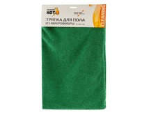 РЫЖИЙ КОТ Тряпка для пола из микрофибры M02FXXL, цвет: зеленый, размер: 80х100см (310265)