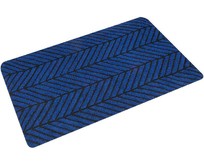 РЫЖИЙ КОТ Коврик придверный, 50*80см синий DM2 (108731)