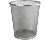 САНАКС 42020 круглое, 20 л, сетчатое, офисное, металлическое, без крышки. Нержавеющая сталь SUS 410. Цвет СЕРЫЙ