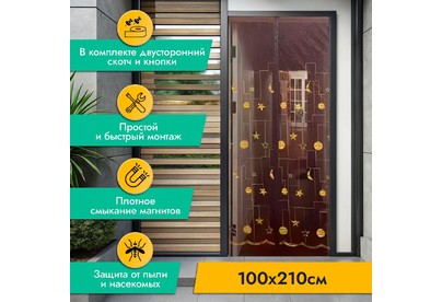 ROSENBERG R400034 Противомоскитная сетка (100х210см)