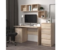 НКМЕБЕЛЬ STERN стол письменный Т5 (16 мм) Дуб Сонома 72674922 (1 кор.)