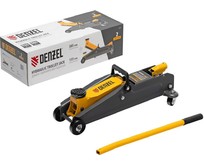 DENZEL Домкрат гидравлический подкатной, 2 т, 135385 мм 51230